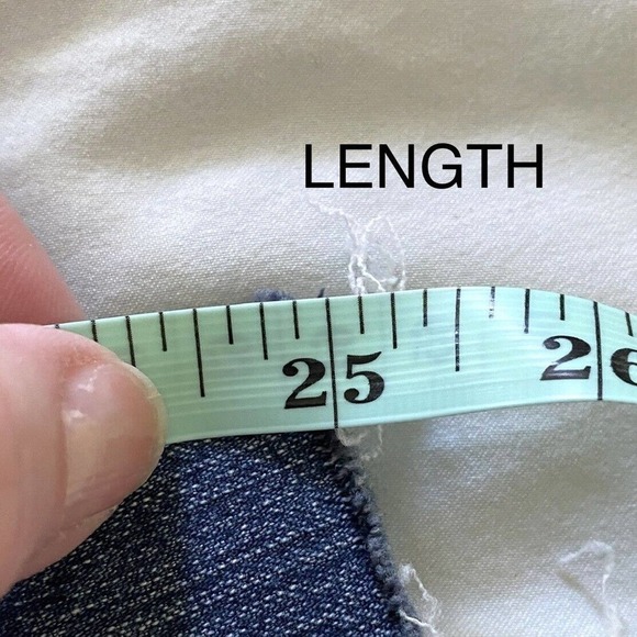 UPCYCLED Women’s size 10 Denim Jean Skirt Blue Handmade Art To Wear OOAK - Picture 9 of 9